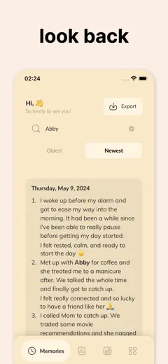 Good Things gratitude journal: Screenshot 7 von 8
