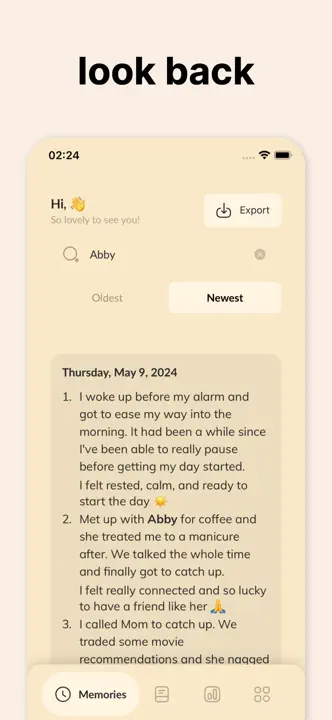 Good Things gratitude journal: Screenshot 7 von 8