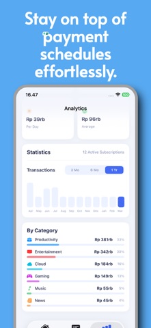 Subtrackers screenshot