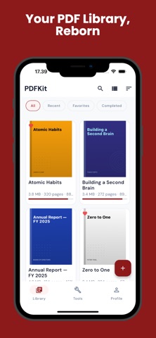 PDF Reader & Tools: PDFKit Screenshot 1 of 6