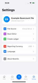 BeanGo: Beancount Ledger screenshot