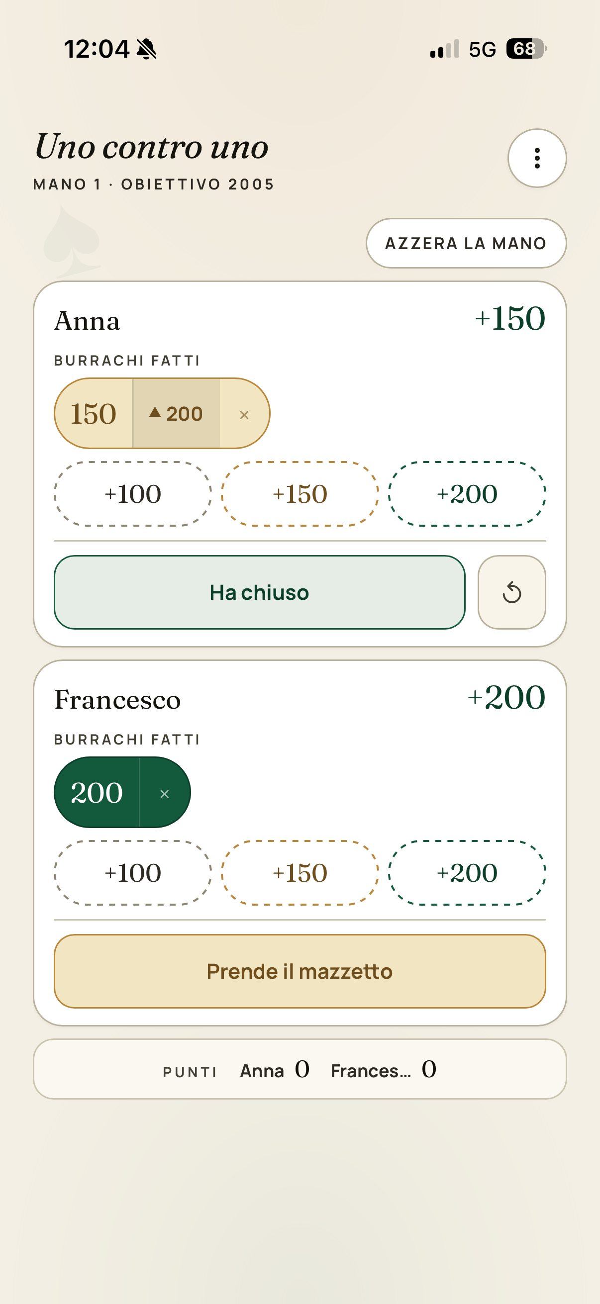 Burraco Calc screenshot 2