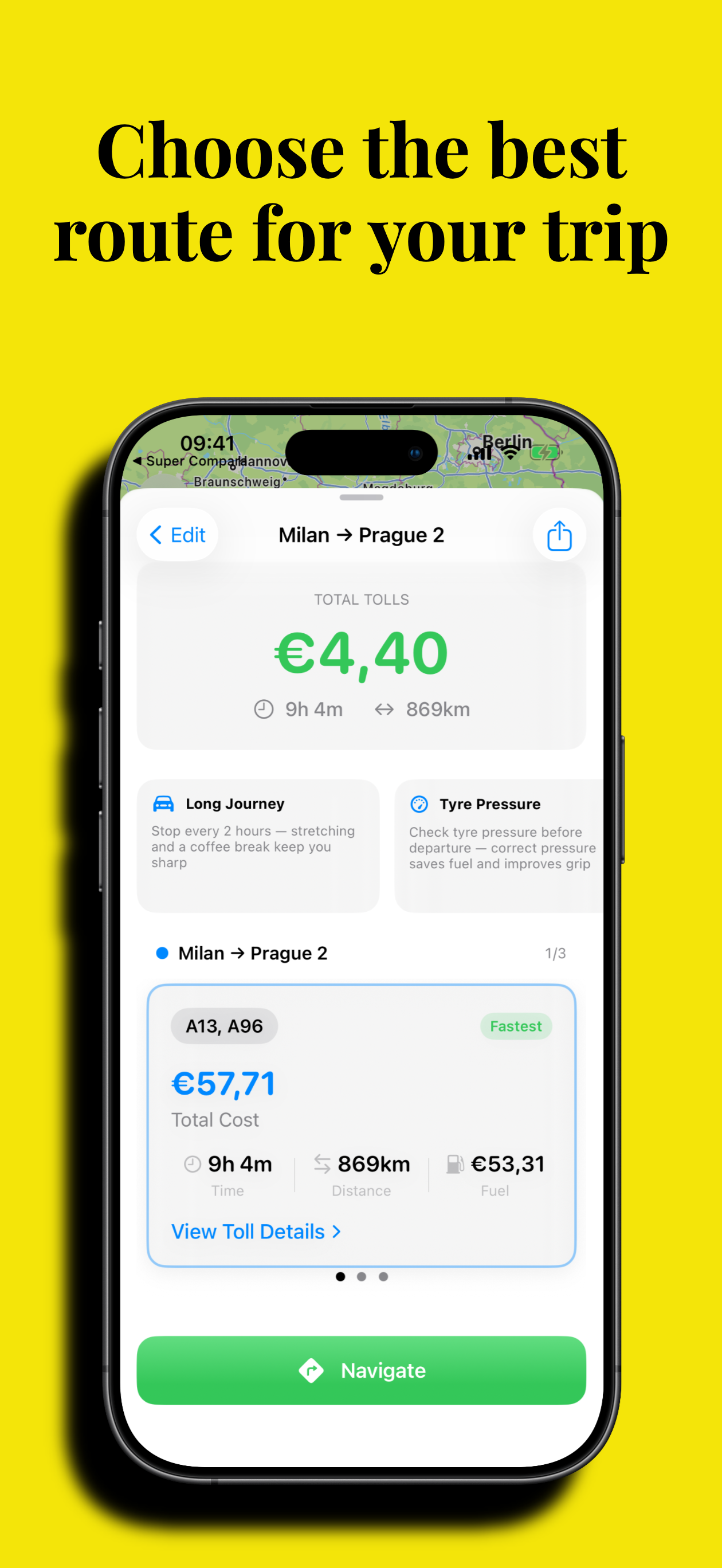 EuroTolls - Toll Road Planner