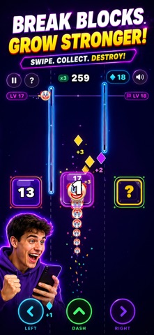 Emoji Snake Vs Blocks - Snekka iPhone screenshot