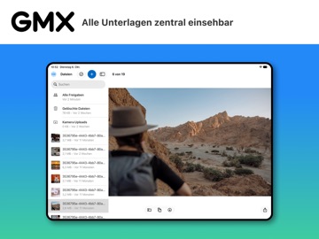 GMX - Mail, Cloud & News iPad screenshot 3
