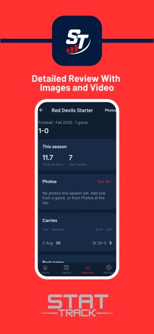 StatTrack: Athlete Stats screenshot 4