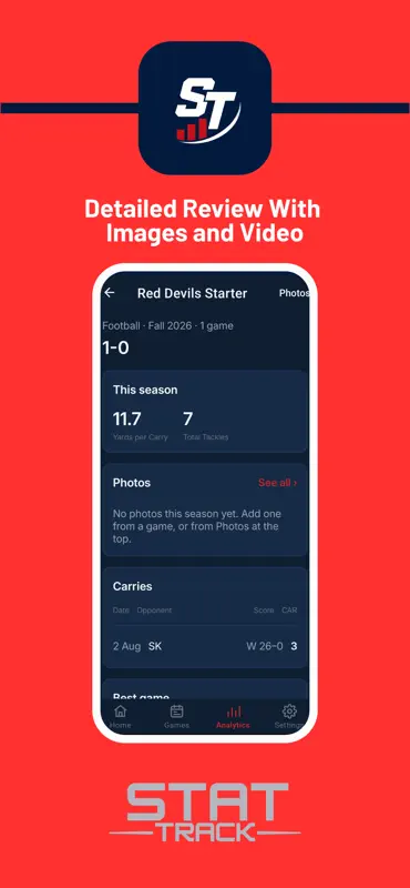 StatTrack: Athlete Stats screenshot 4 of 5