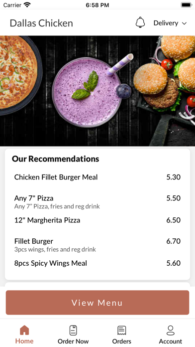 Dallas Chicken Burnley Screenshot