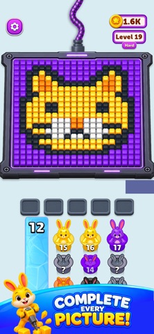 Keyboard Bunny Pixel Pop Screenshot 4 of 6
