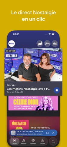 Nostalgie FM, Radio & Podcast iPhone screenshot 2