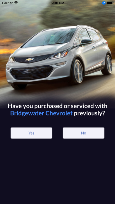 Bridgewater Chevrolet MLink Screenshot
