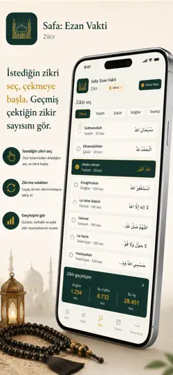 Safa: Ezan Vakti iPhone Ekran Görüntüsü 4