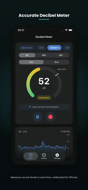 Sound Meter: Decibel & dB screenshot 3