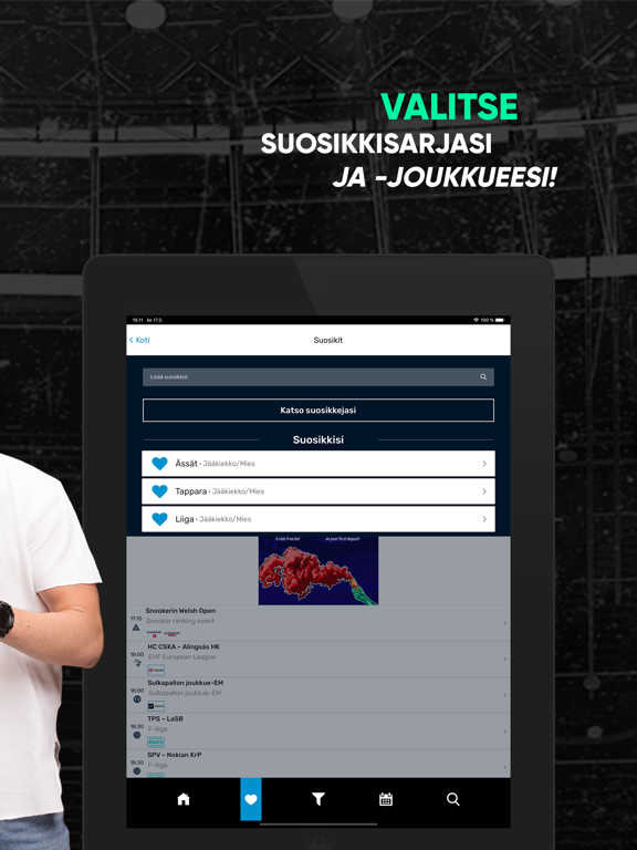 Screenshot #5 pour TVmatsit - Urheilua tv:ssä