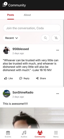 956blessed Co. iPhone screenshot