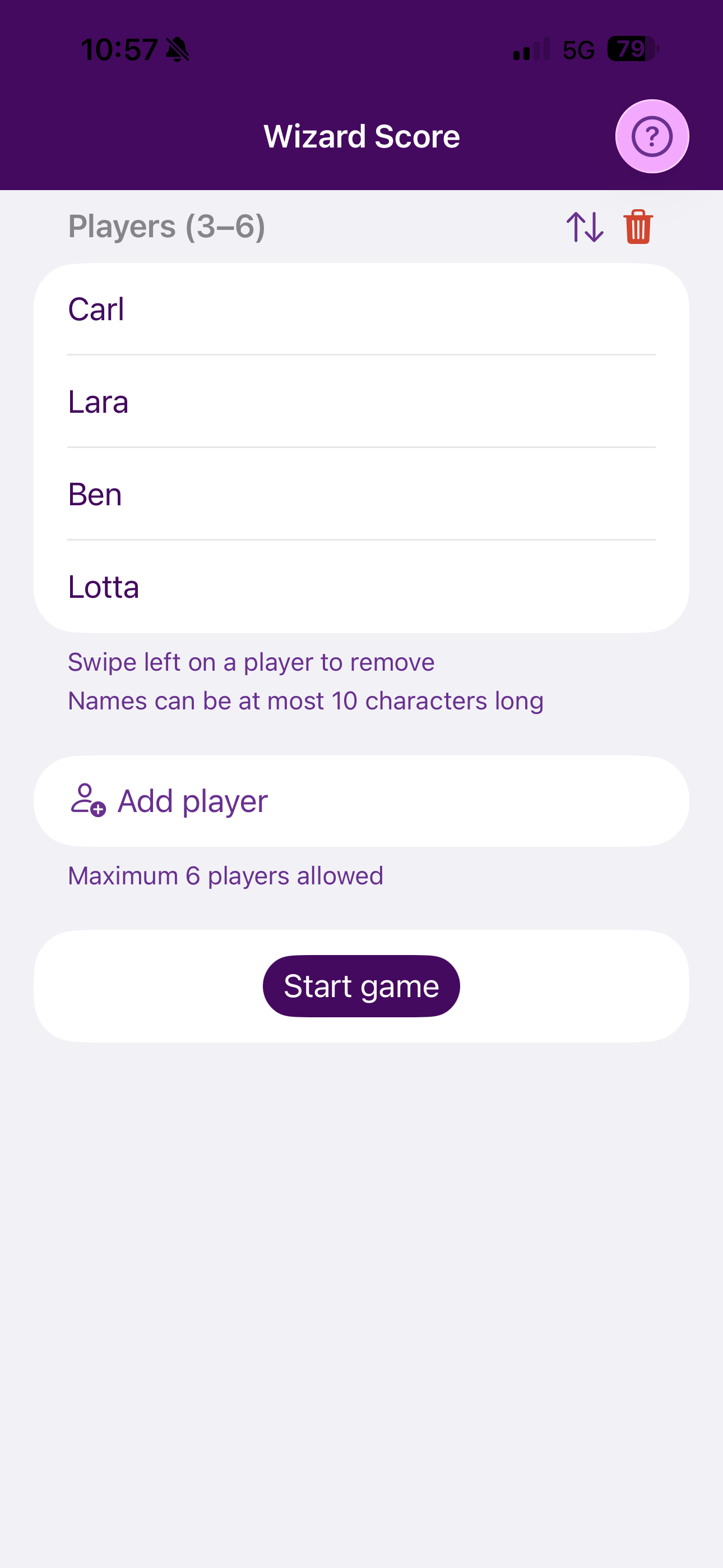 Wizard-Score screenshot 2