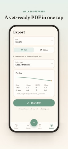 TendTail: Cat Health Tracker Screenshot 4 of 6