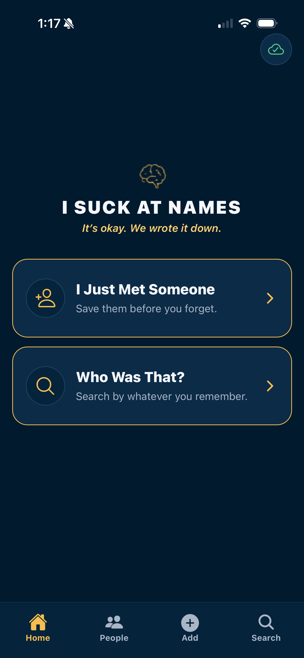 Screenshot 1 of I Suck at Names