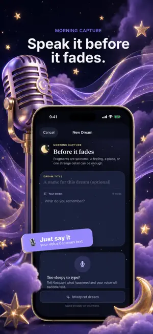Noctuary - AI Dream Journal screenshot 2