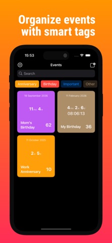 NumDays2 iPhone screenshot