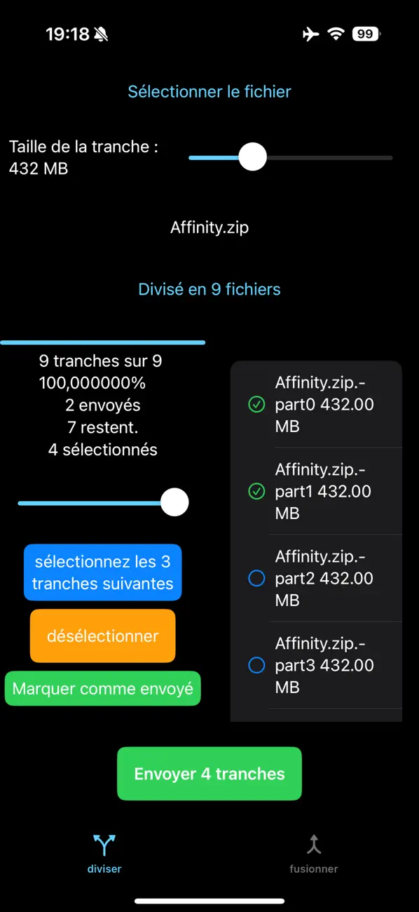 Screenshot #1 pour SlicesDrop