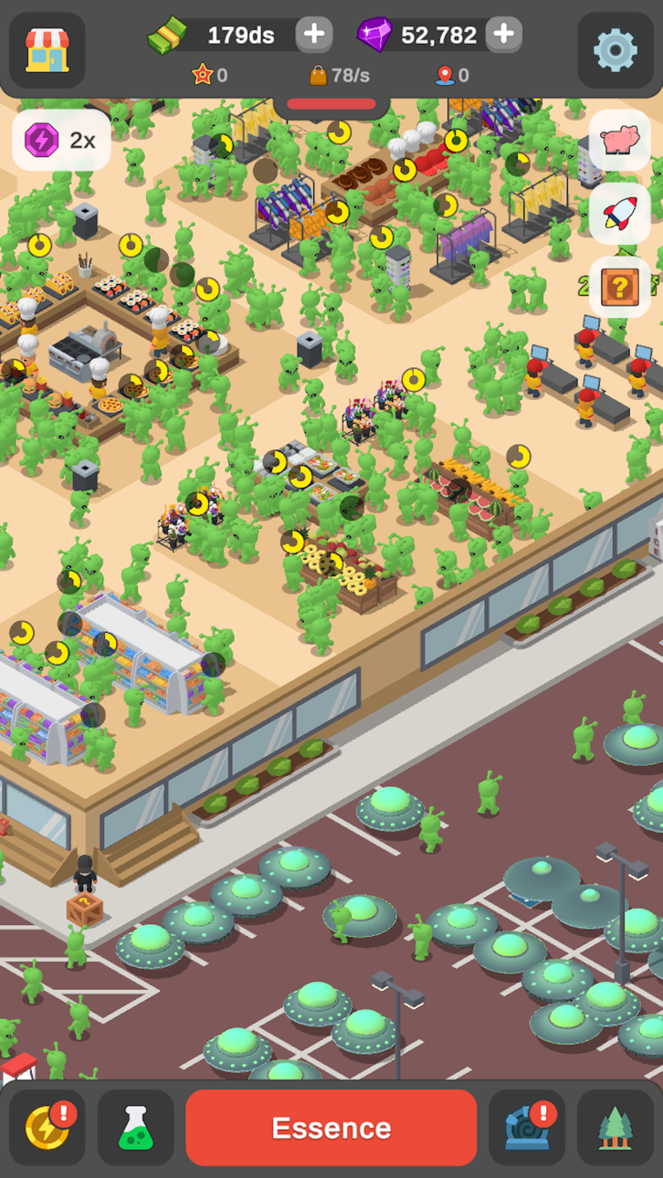 Idle Gas Station Tycoon iOS Mod IPA screenshot 2 - iOS game interface