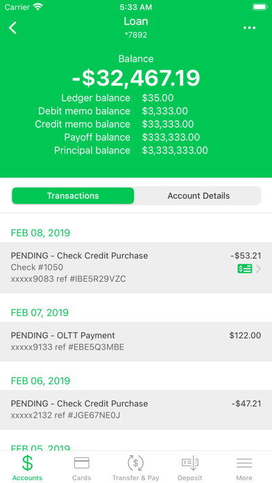 Red Wing CU Mobile Banking iPhone screenshot 4 - Finance app
