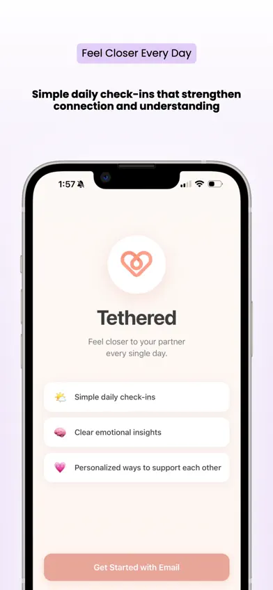 Tethered Relationship App screenshot 1