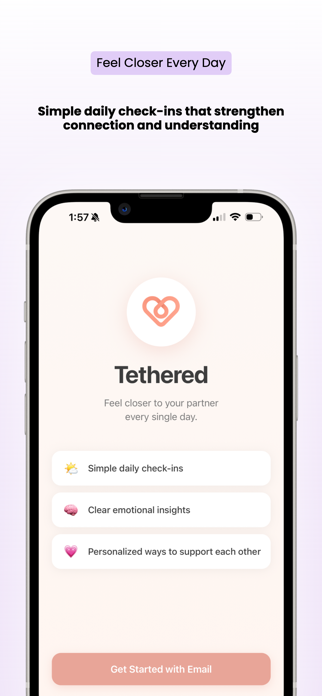 Tethered Relationship App Screenshot 1 of 8