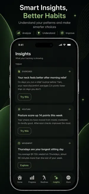 Posture Reminder: Pain Relief screenshot 4