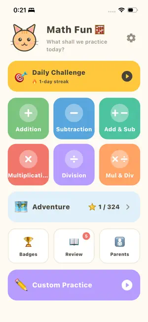 Math Quiz, Times Tables: Yomoe screenshot 1