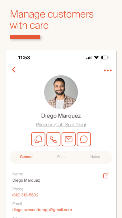 Critter - Pet Owners & Pros Screenshot