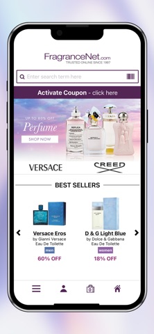 FragranceNet app screenshot