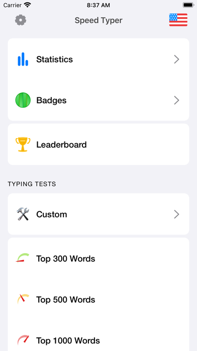 Speed Typer: Typing Tests Screenshot