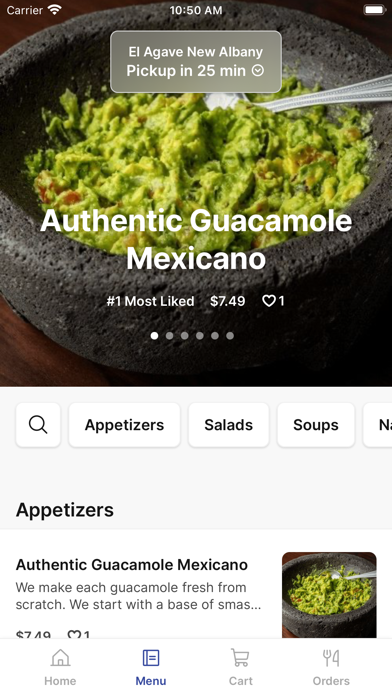 El Agave Mexican Grill To Go iPhone screenshot 2 - Food & Drink app