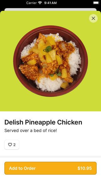 Mgwalexs Hawaiian Grill iPhone screenshot 3 - Food & Drink app