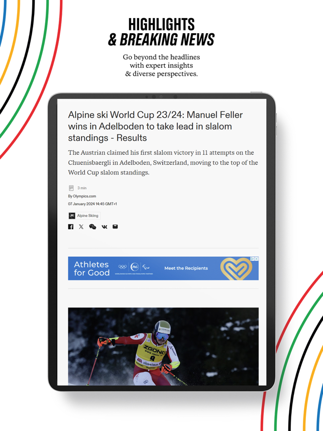 ‎Olympics: Live Sports & News Screenshot