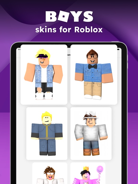 Skins & Avatars Clothes Maker iPad screenshot 8 - Games app