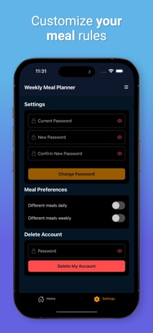 Meals - Plan - GO! screenshot