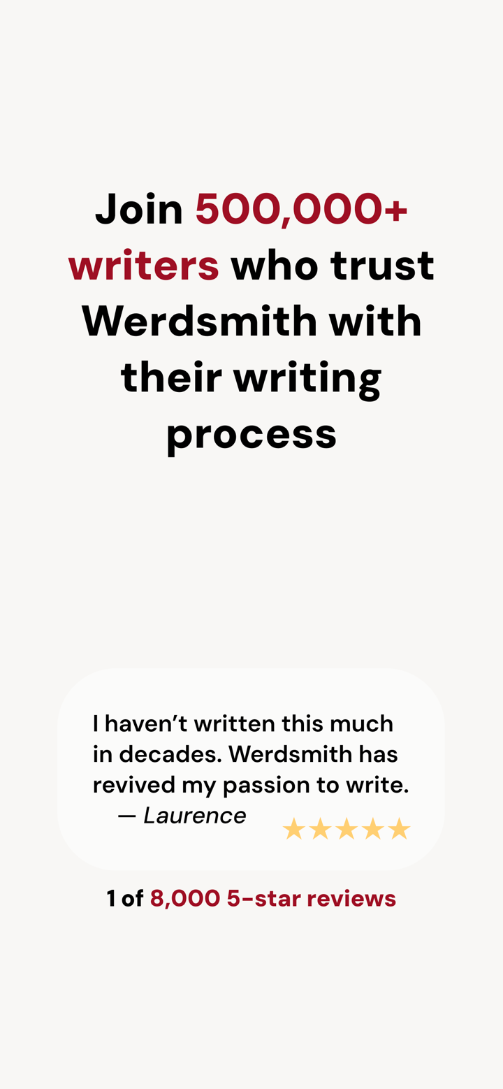 Werdsmith: Writing App screenshot 9