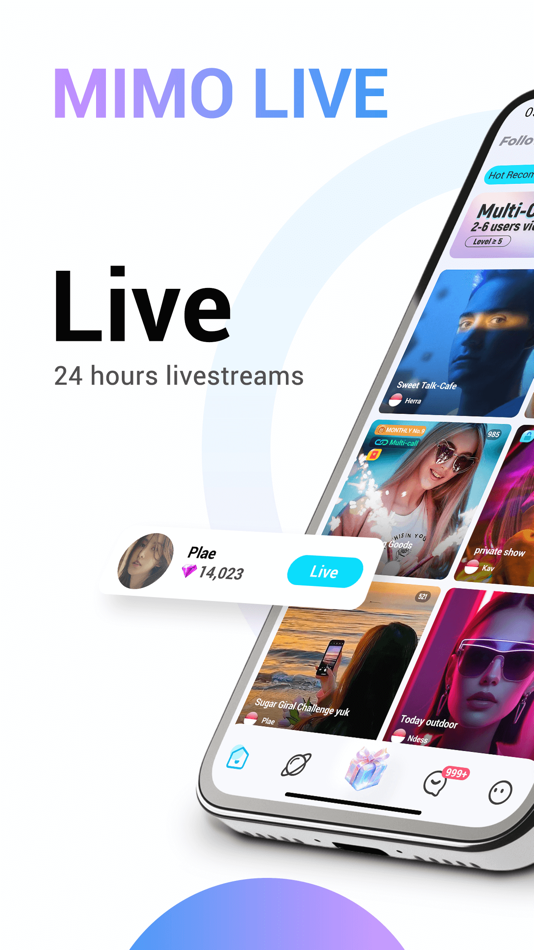 #1. Mimo Live-Live Streaming Chat (iOS) 由: PT BIG MEDIA TECHNOLOGY
