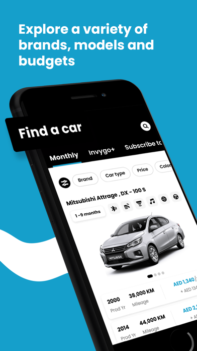 invygo - monthly car rental Screenshot