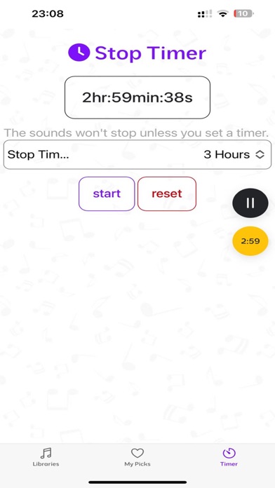 Nature Sounds Sleep & Relation app screenshot