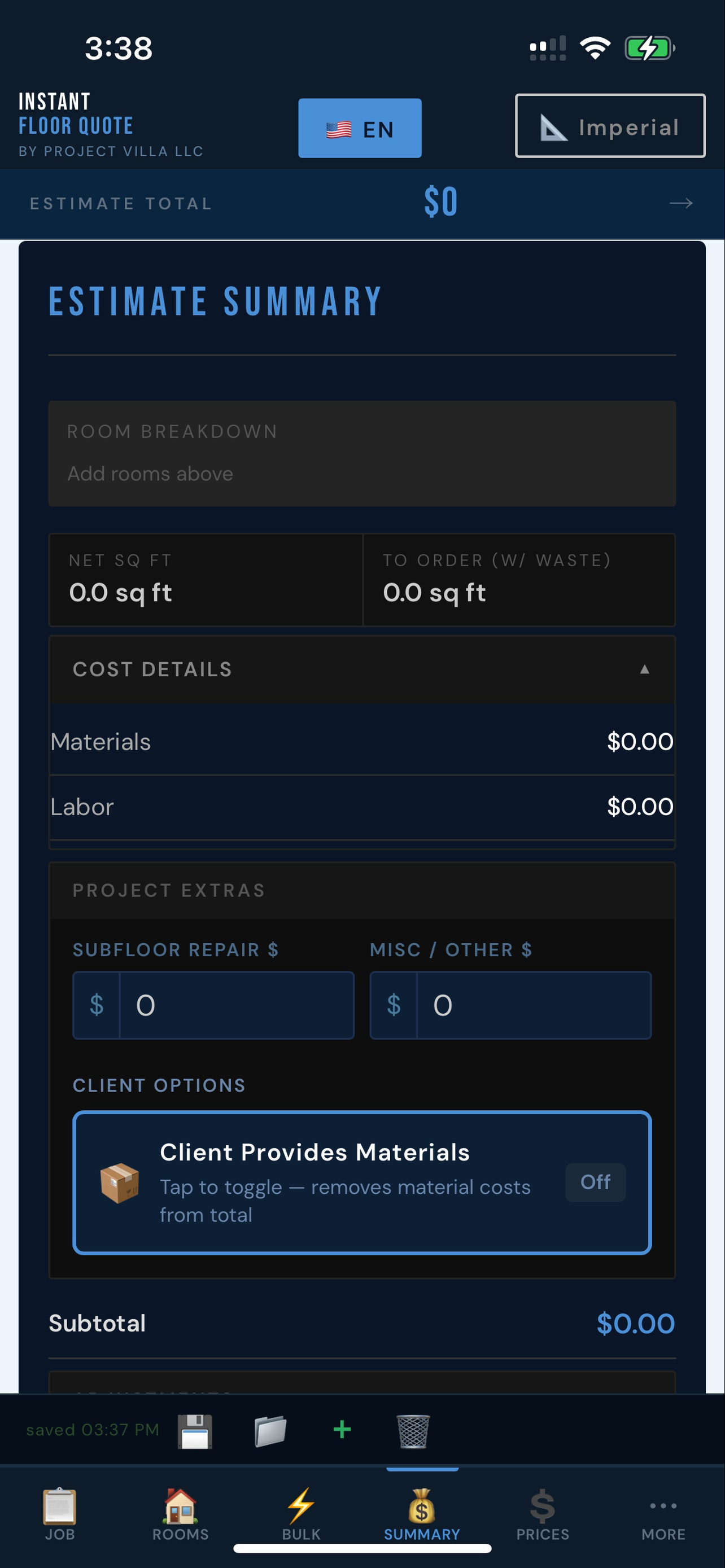 Instant Floor Quote screenshot 7