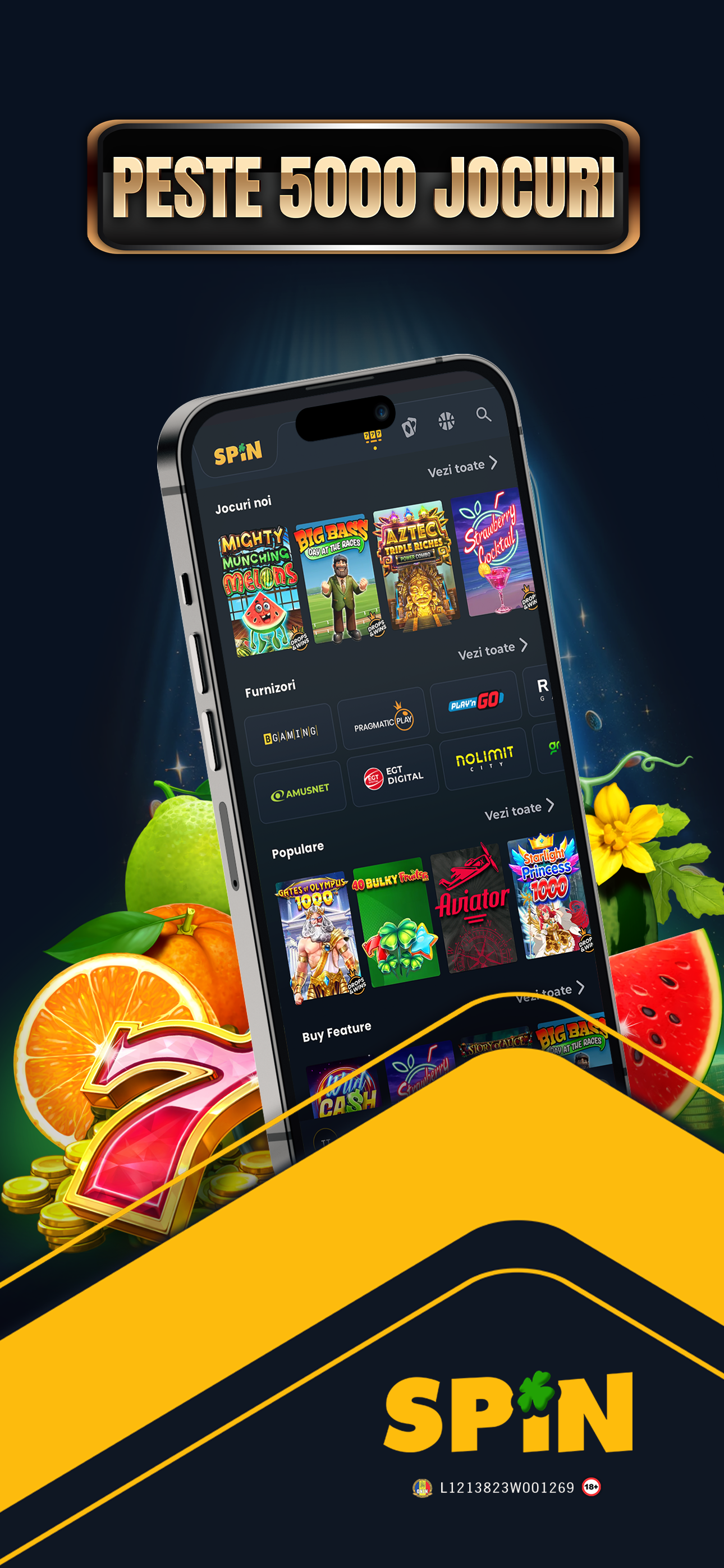 SPIN.ro Online Casino & Sports