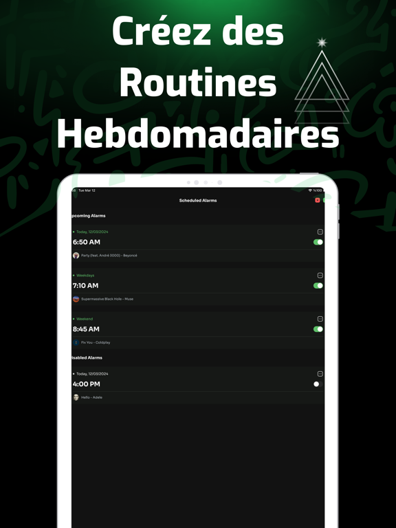 Screenshot #6 pour Réveil & Sonnerie pour Spotify