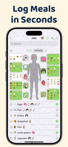 Healthy Food Advisor iPhone screenshot