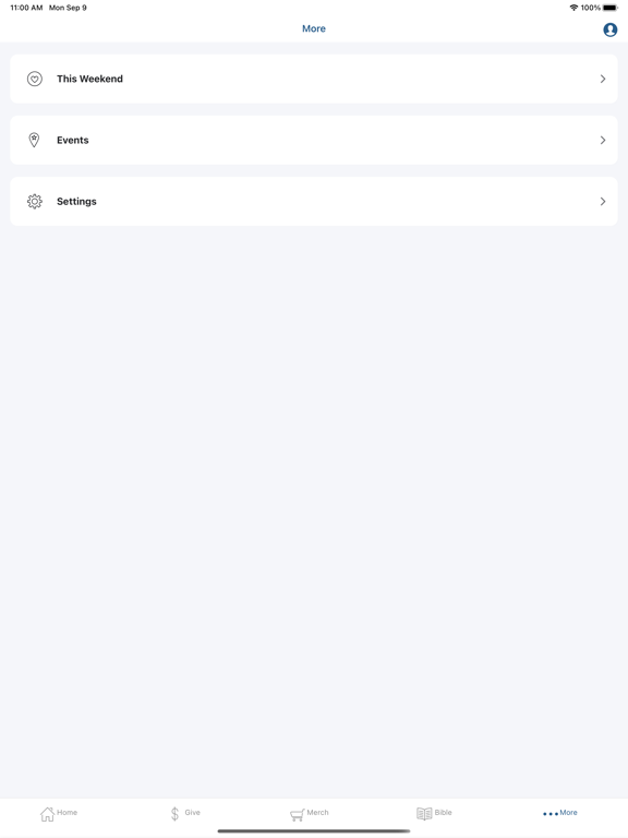 Mountain Movers Church iPad screenshot 3 - Lifestyle app