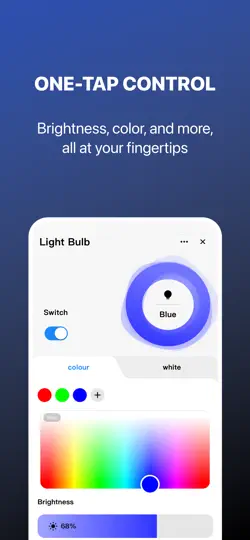 Captura de pantalla de Tuya Halo en iPhone 1