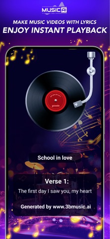 3B Music AI Song Generator screenshot